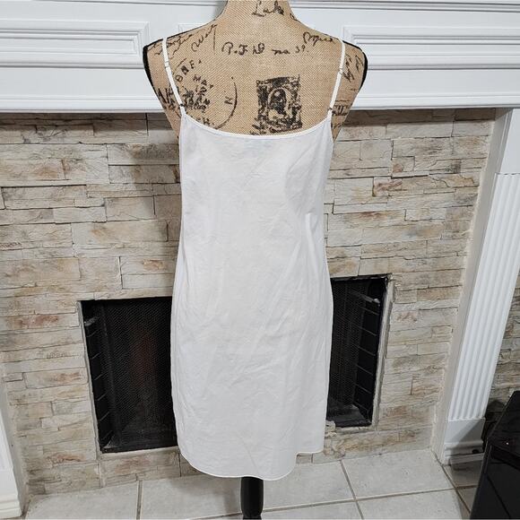 Talbots white eyelet shirt dress over a slip dress‎ size 4 small new!!! - Picture 5 of 9